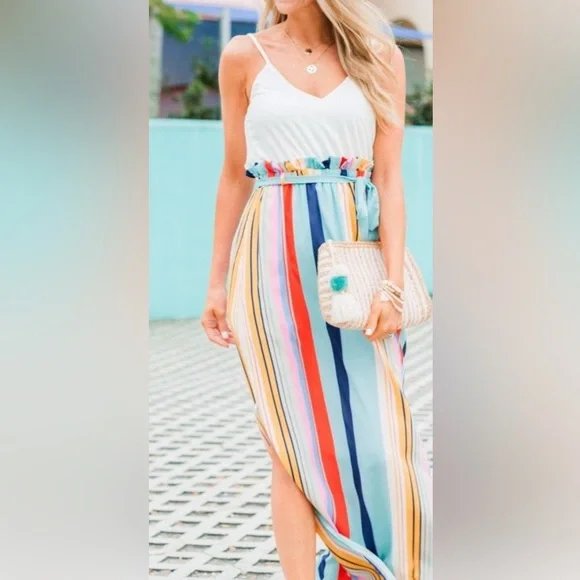 maxi under dress slip Petal and Pup Women's Brennan Maxi Slip Dress